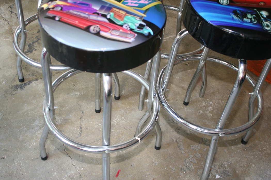 Car Themed Bar Stools EBTH